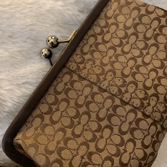 Coach Brown Wristlet Clutch - Picture 5 of 5